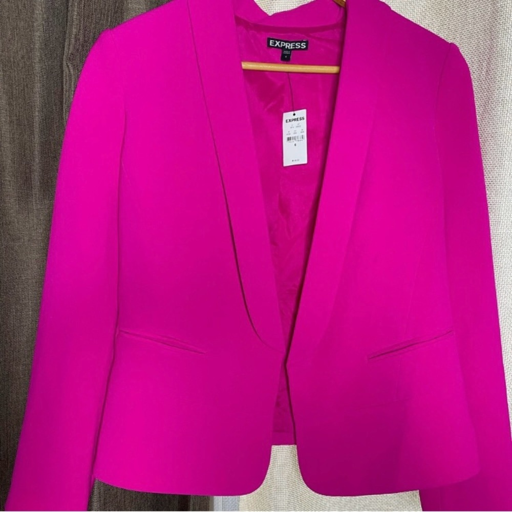 Express Women's Fuchsia Blazer